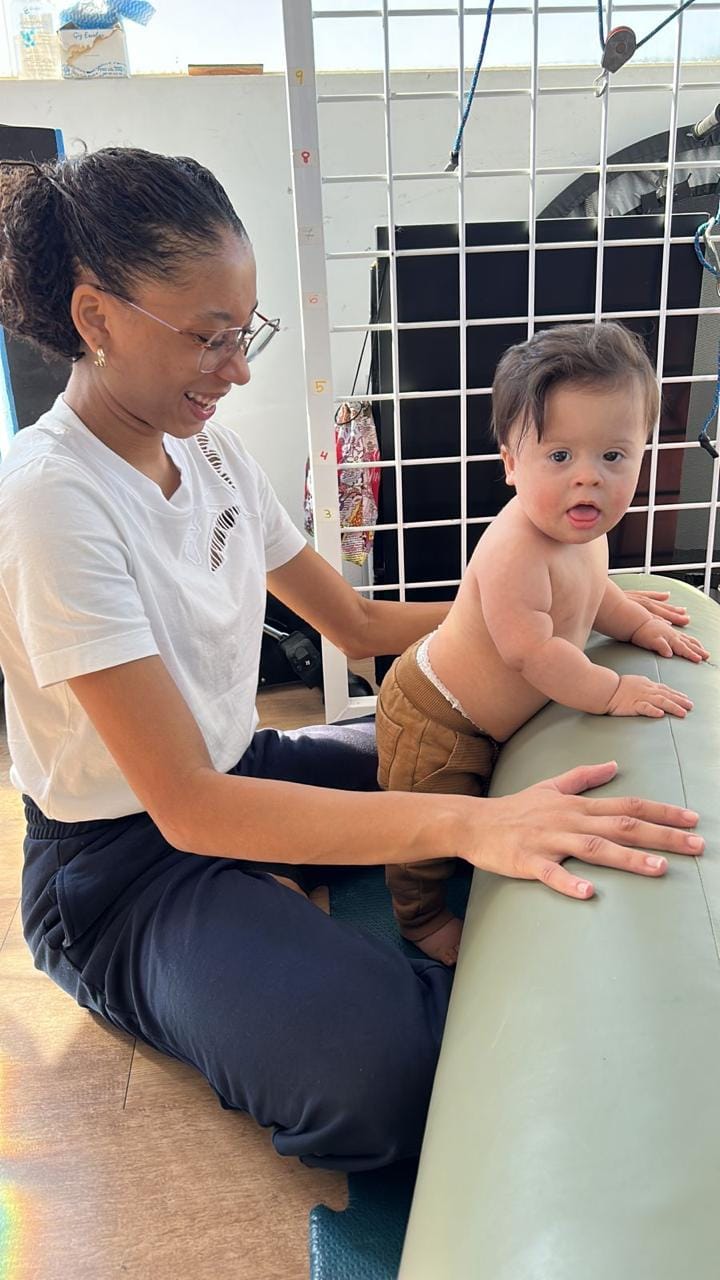 Atendimento de fisioterapia pediátrica